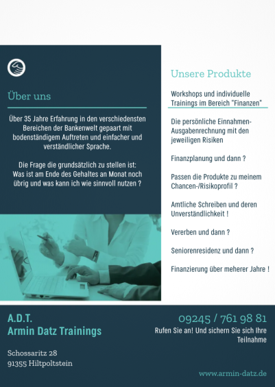 Grundlagenworkshop Geld und Finanzen Grundlagenworkshop Geld und Finanzen
